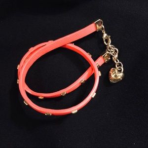 Juicy Couture Leather Double Wrap bracelet